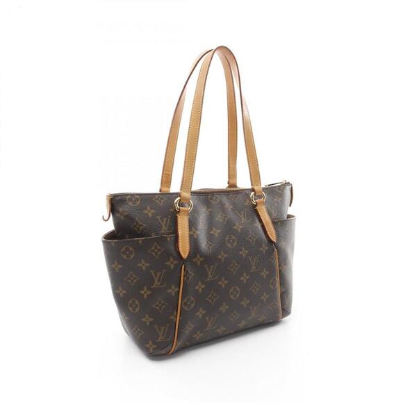 LOUIS VUITTON Brown Monogram Leather Tote Bag - Picture 3 of 11